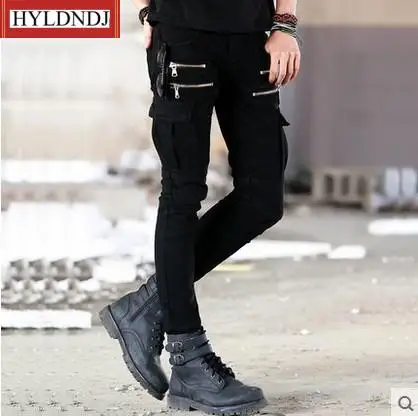 Рисунок 6 - Мужские облегающие потертые эластичные джинсы