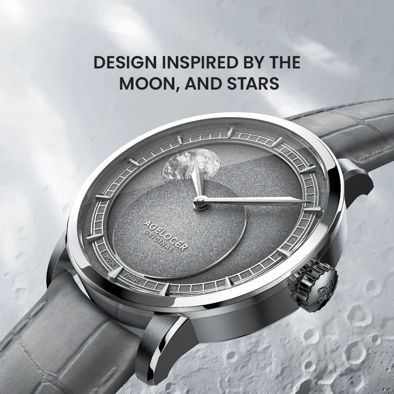 AGELOCER Major Breakthrough Moon Phase Original Steel