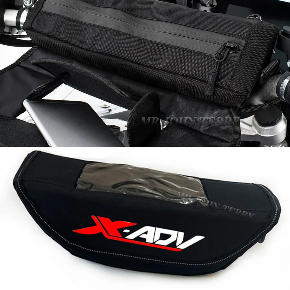 Borsa Da Sella Per Moto Harley – Con Borchie Nere, Fissaggio A Linguette, Dimensioni 30x13 Cm, Universale, Per Attrezzi E Oggetti