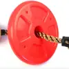 Kids Fitness Climbing Rope With Platforms And Disc Swing Seat Set Outdoor Swing Set Garden Toy Playground Accessories 4