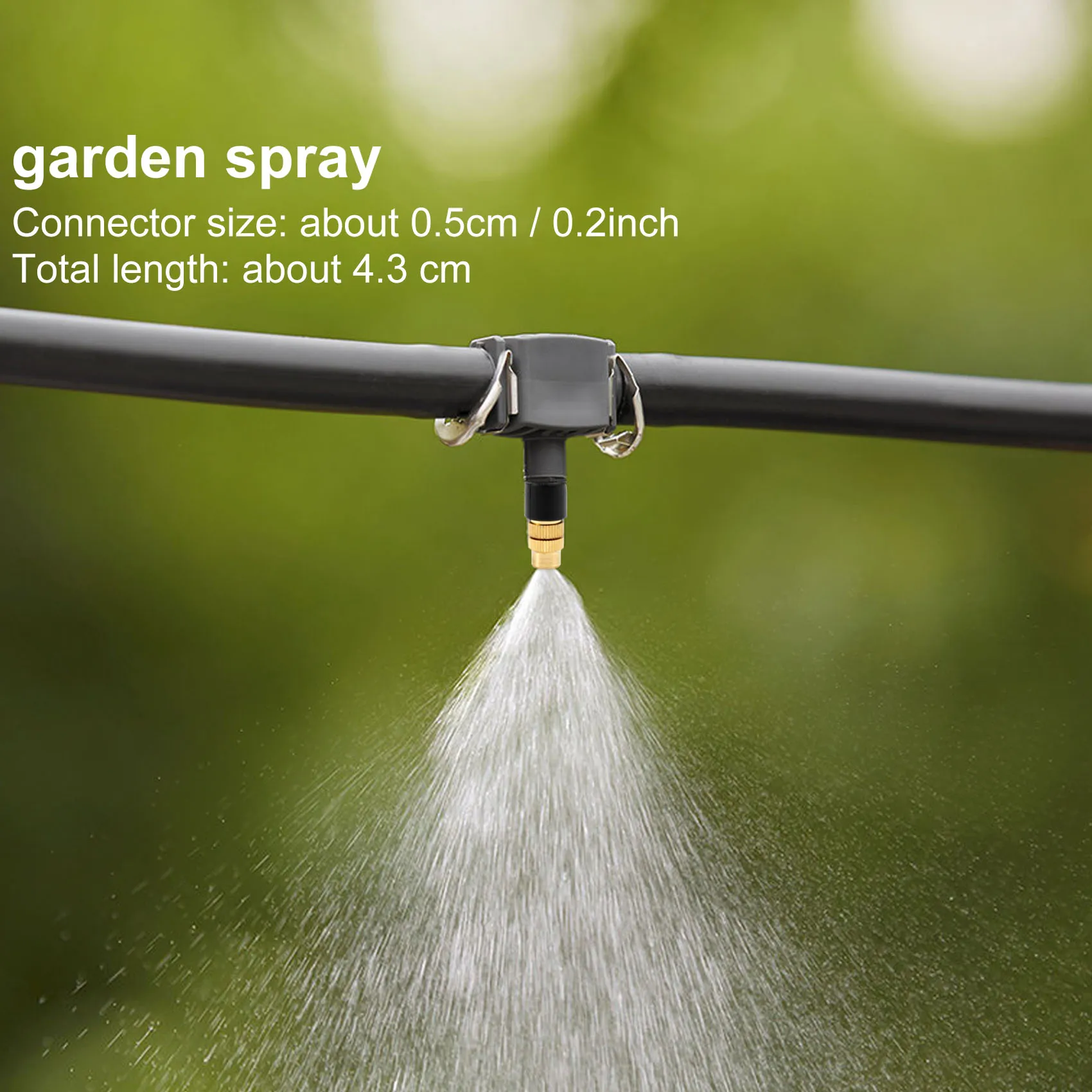 

10 pcs Adjustable Misting Nozzle for Gardening Sprinkle Brass Watering Sprinkler Sprayer For Irrigation System