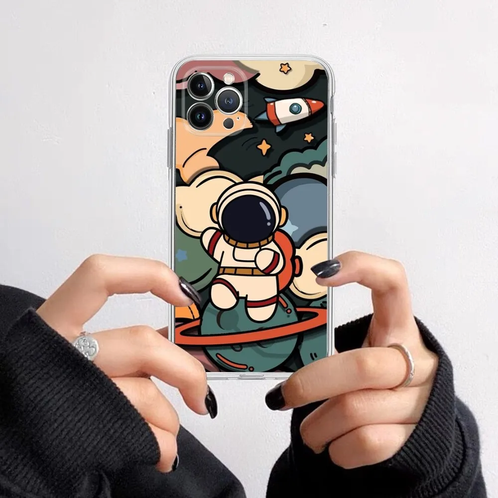 Cartoon Astronaut Phone Case
