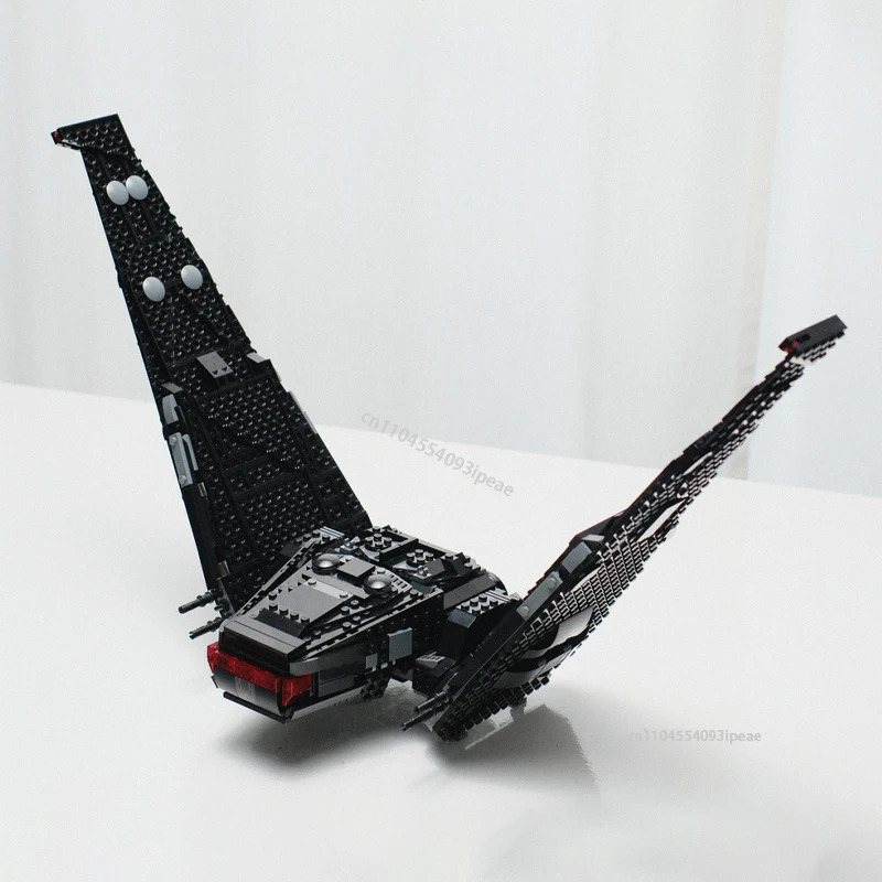 NEUE Upsilon-Klasse Kommandoshuttle Weltraum-Kriegs-Serie Bausteine DIY MOC Militärisches Raumschiff Kampfmodell Bausteine Spielzeug Kindergeschenk