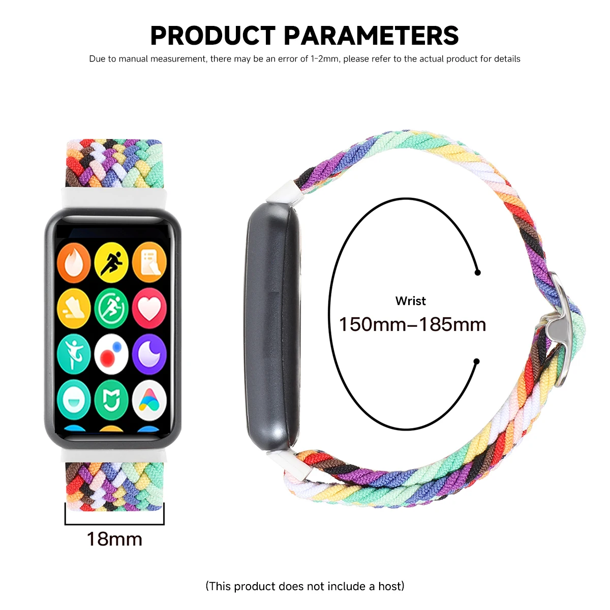 Nylon Loop Strap Replacement Wristband for Smart Watch Bracelet Accessories