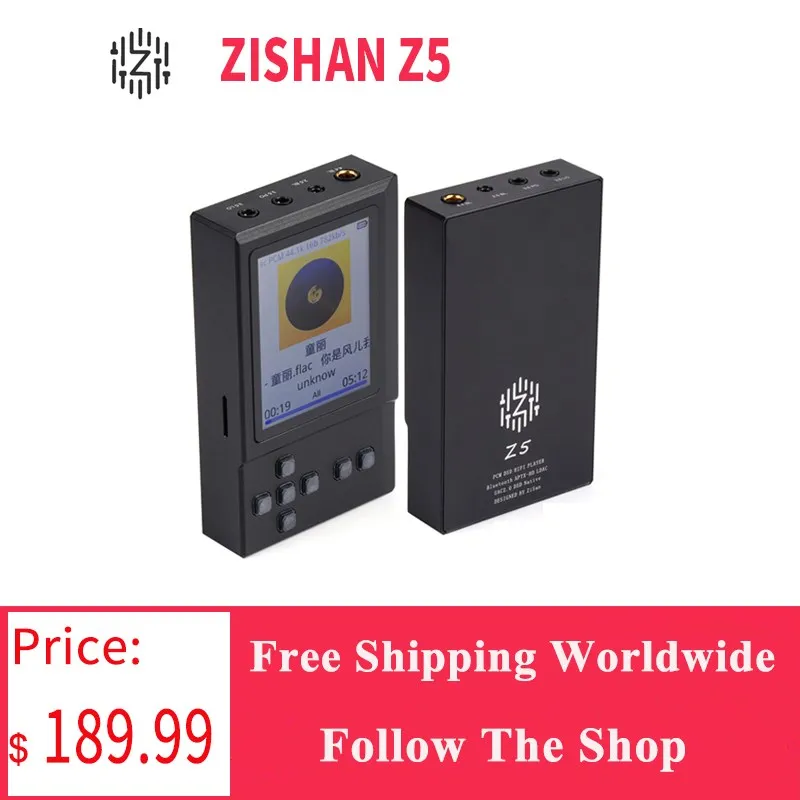 【絶版】Zisan Z5 ( Zishan ) ※ES9039搭載DAP Zisan Zishan Z5 ES9039 HiFi Audio MP3 Music Lossless Player