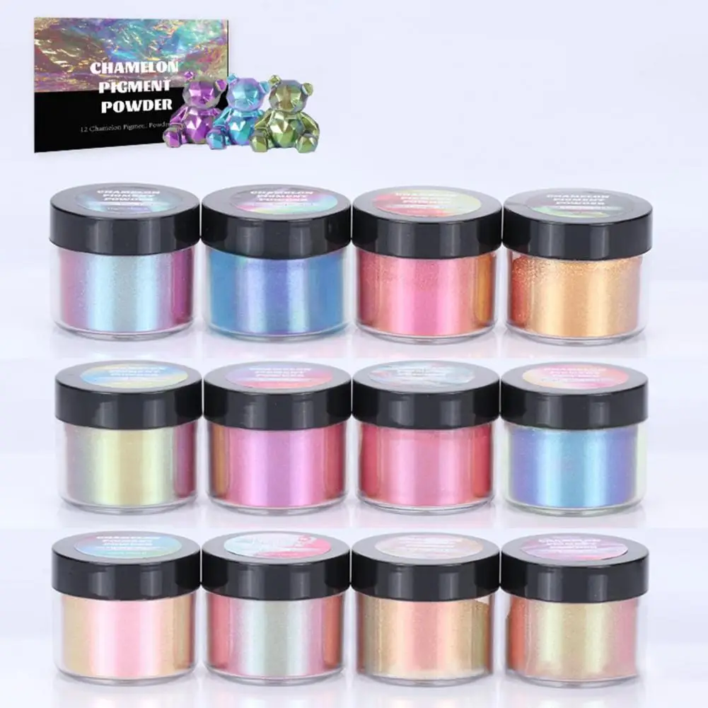 Great Nail Powder Long-Lasting Effect Show Unique Charm Eco-friendly Color Changing DIY Nail Art Glitter Powder