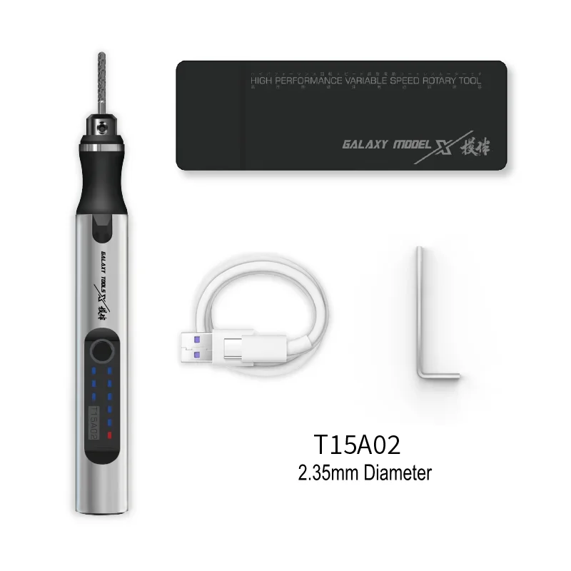 갤럭시 도구 전기 그라인더 T15A02 새로운 2.35mm 가변 속도 로타리 도구 모..