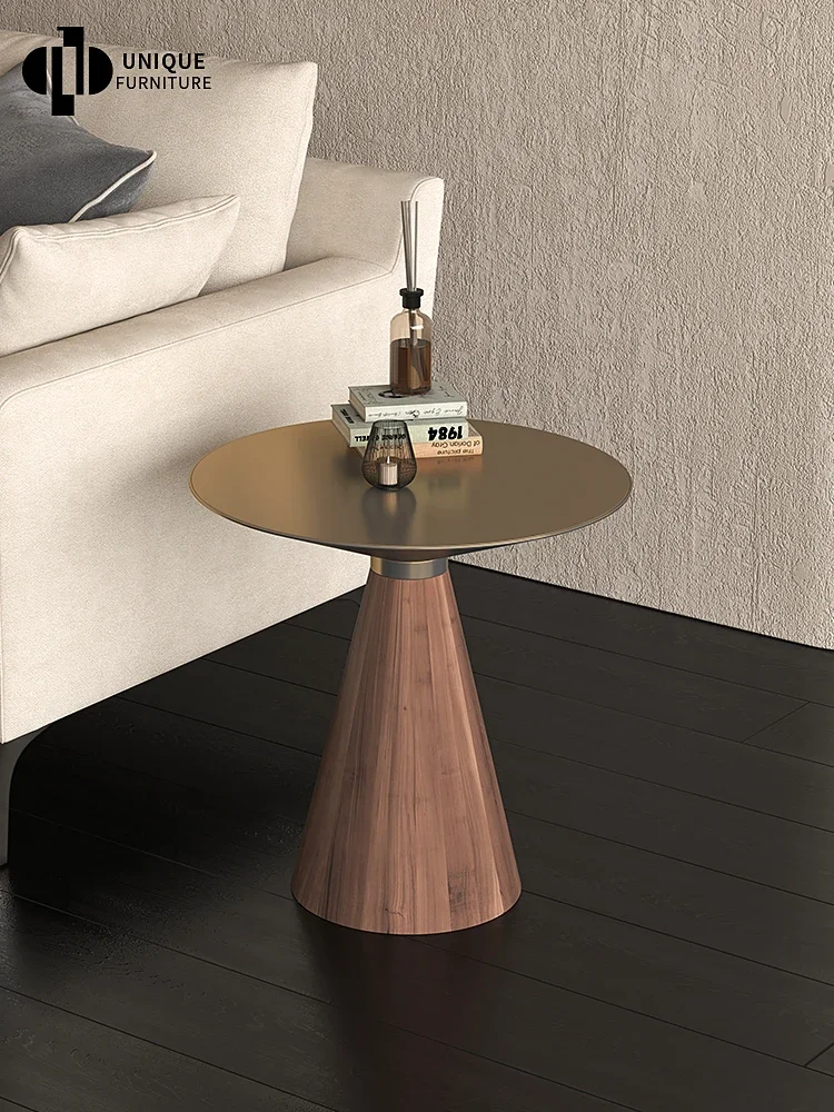 

Xl Villa Corner Table Coffee Table Designer Creative Bedside-Use Stainless Steel Side Table