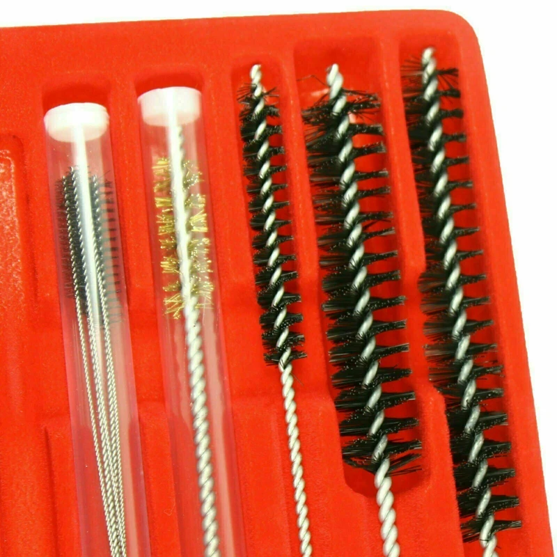 Kit Pulizia Aerografo Professionale - Set Spazzole E Aghi Acciaio Inox Per Pistola A Spruzzo - Foto 4