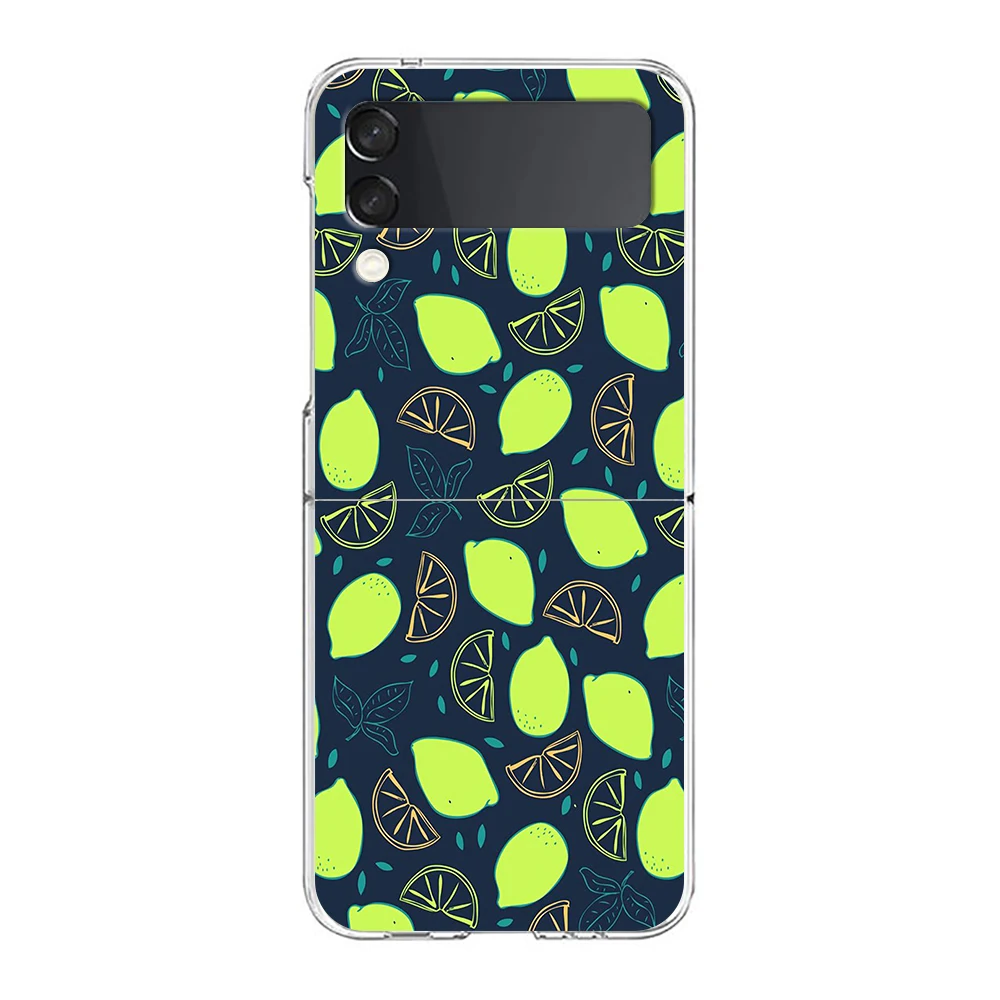 Fruit Lemon Shockproof Hard Folding Phone Case Cover