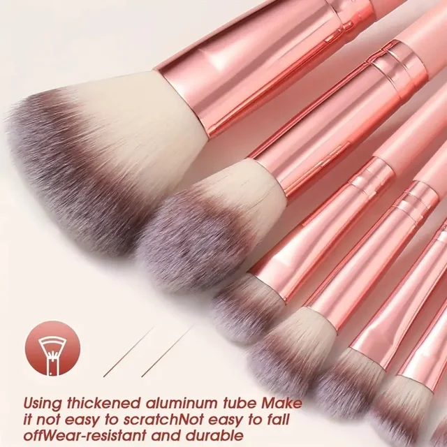 Set de 40 brochas de maquillaje profesionales: Kit Vegan & Cruelty-Free | Emoape