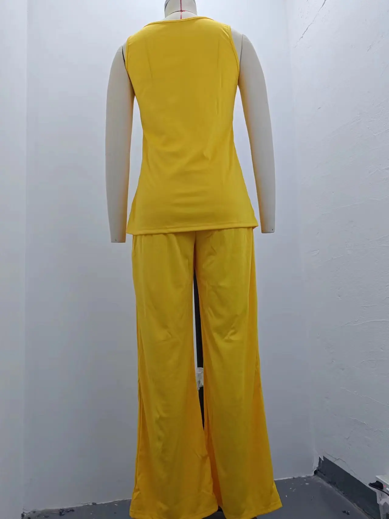 Women Floral Tank Top and Wide Leg Pant Sets