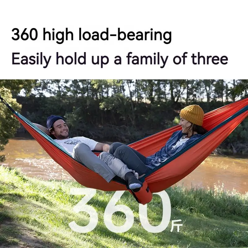 Naturehike Swing Hammock Outdoor Garden Camping Hiking Forest Hanging Bed for 1-2 Person Portable Ultralight Hanging Hammock