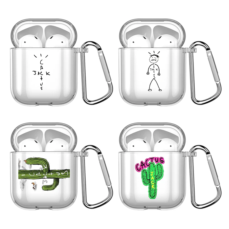 Astroworld Travis Scott Con Gancio Per Airpod Pro 3 Pro2 Cover Trasparente Accessori Custodia Morbida Per Apple Airpods 2 1 Custodie Per Auricolari