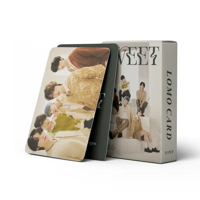 55Pcs 2023 Kpop Photocards Txt Sweet Temptation Freeze Album Lomo Card Beomgyu Soobin Yeonjun Taehyun Lomocards Kiegészítők - Image 5