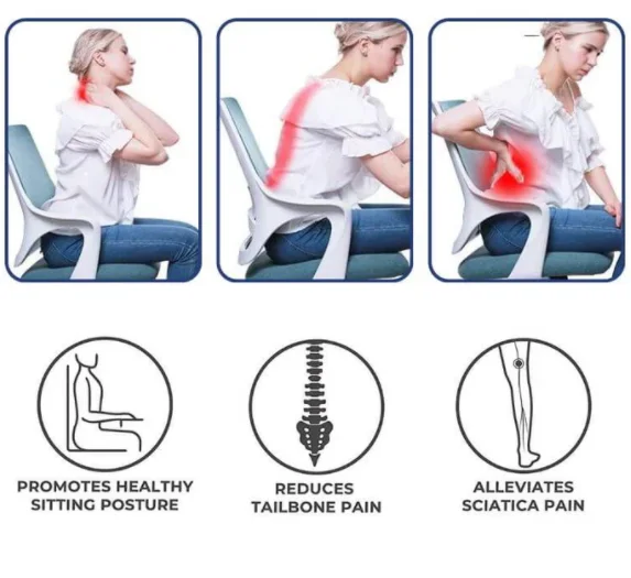 U Shape Bottom Cushion Support Pillow