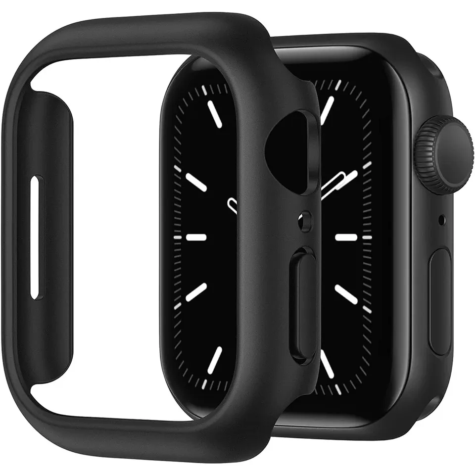 Case for Apple Watch 45mm 41mm 40mm 44mm 42mm 46mm Protective Cover Matte Hard PC Bumper Frame No Glass iWatch 10 SE 9 8 7 6 5 4