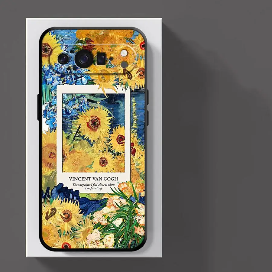 Van Gogh Sunflower Art Phone Case Cover