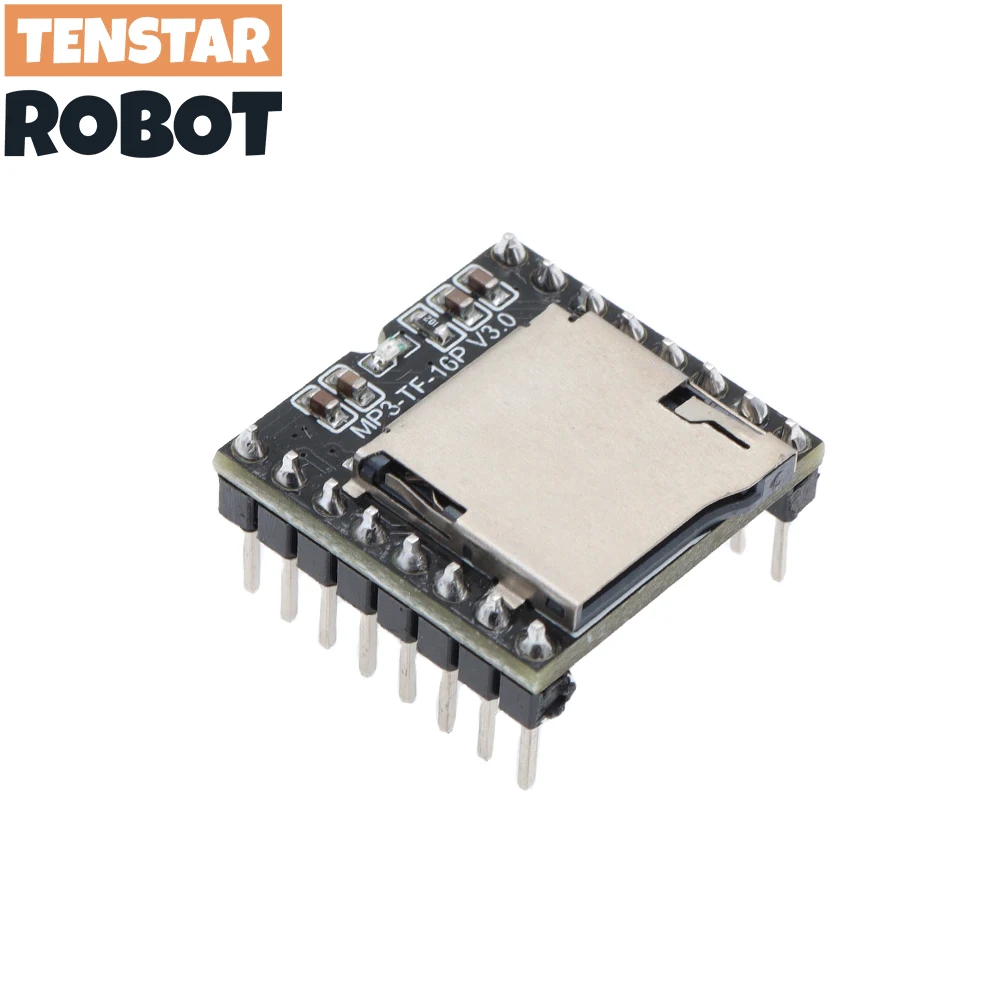 TENSTAR DFPlayer Mini MP3 Player Module V3.0 16P, TF card U disk DF player audio voice module board - Image 5