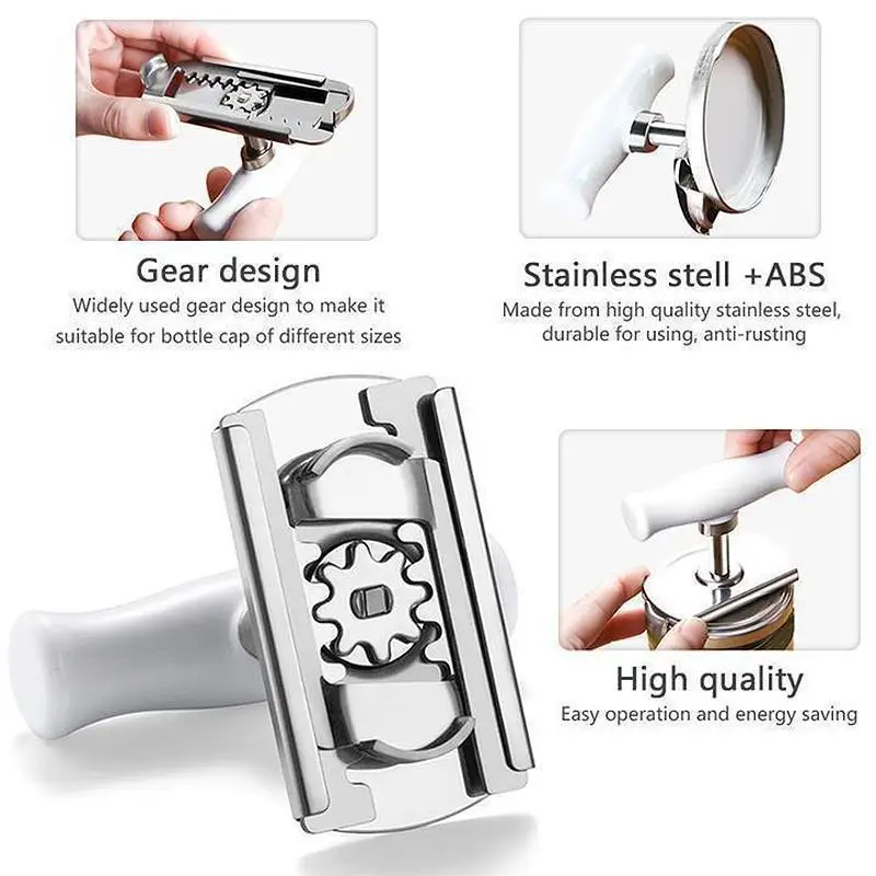 Arthritis Glass Jar Opener for Under the Kitchen Cabinet Counter Lid  Remover Aid - AliExpress