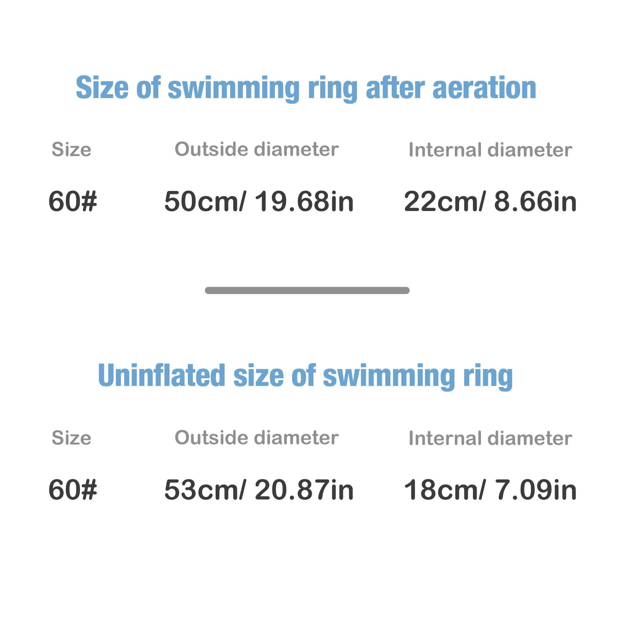 1pc Inflatable Swimming Ring Perfect Water Floats for Pool or Beach swimming ring swimming pool float