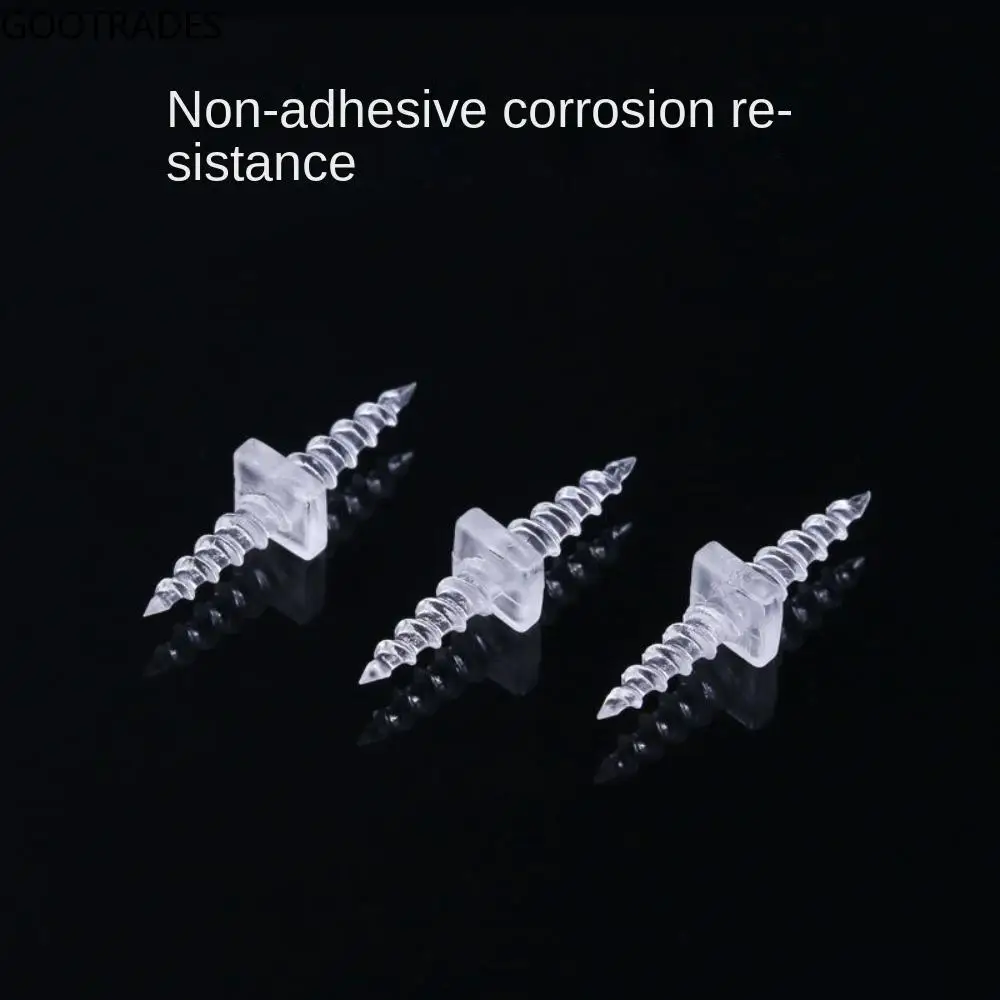 

10PCS/20PCS 360° Boilies Stop Screw Swivel Fixed Hair Chod Ronnie Rig Location Double Headed Boilie Screw Fishing Hook