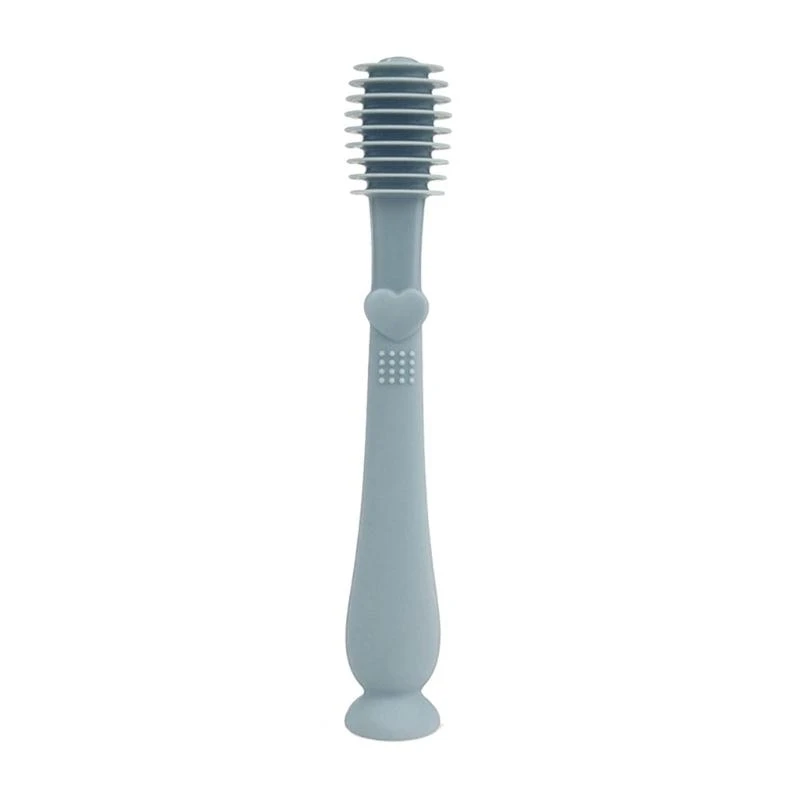Baby Manual Toothbrush Silicone Children Teeth Clean Massage Soft Cleaning Brush Dental Care for 0-2 Year Kid