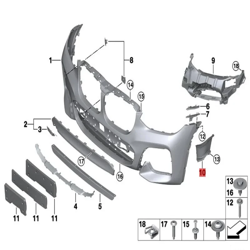 X3 G08 30ix 25ix 51118098825 51118098826, car parts