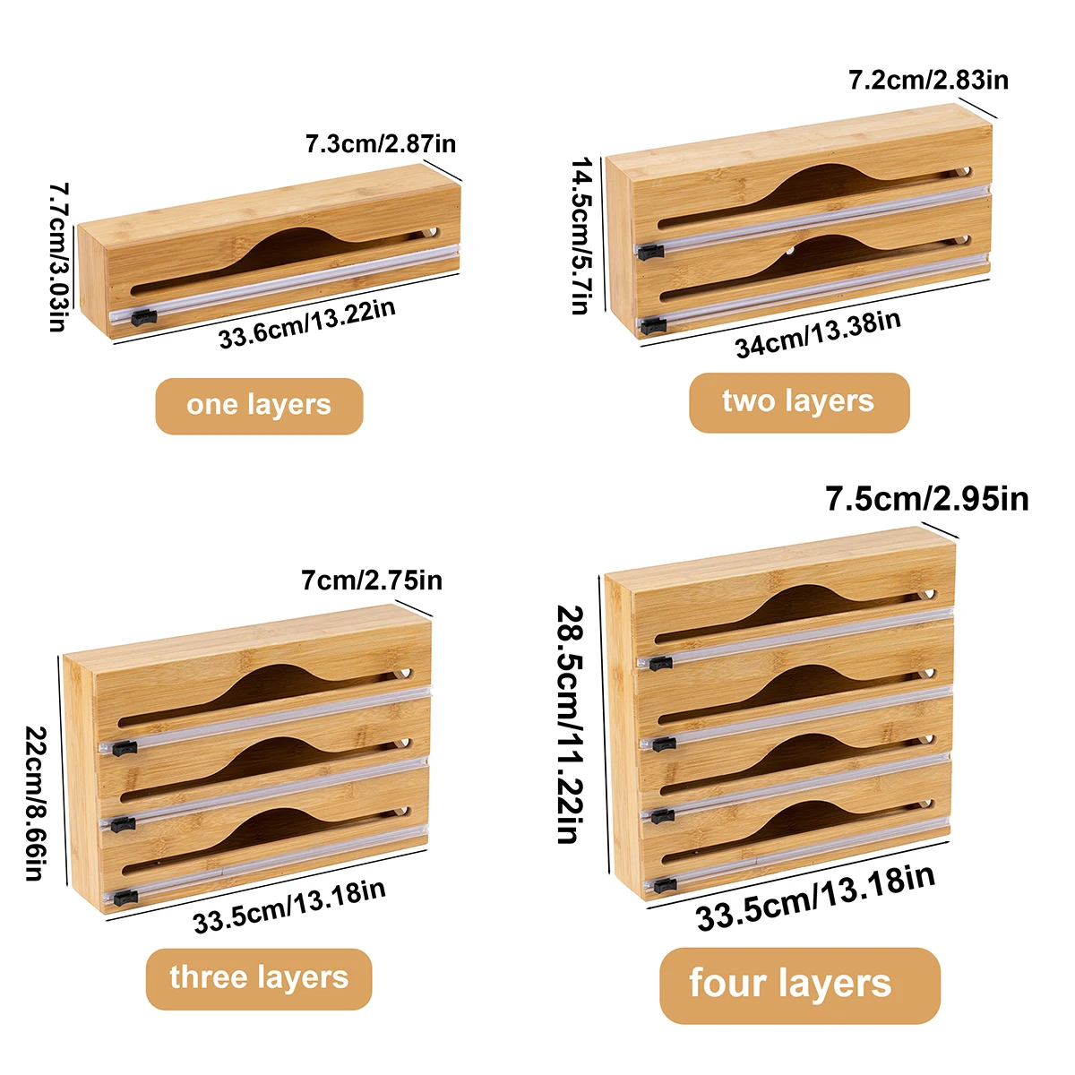 Bamboo Wrap Dispenser 2
