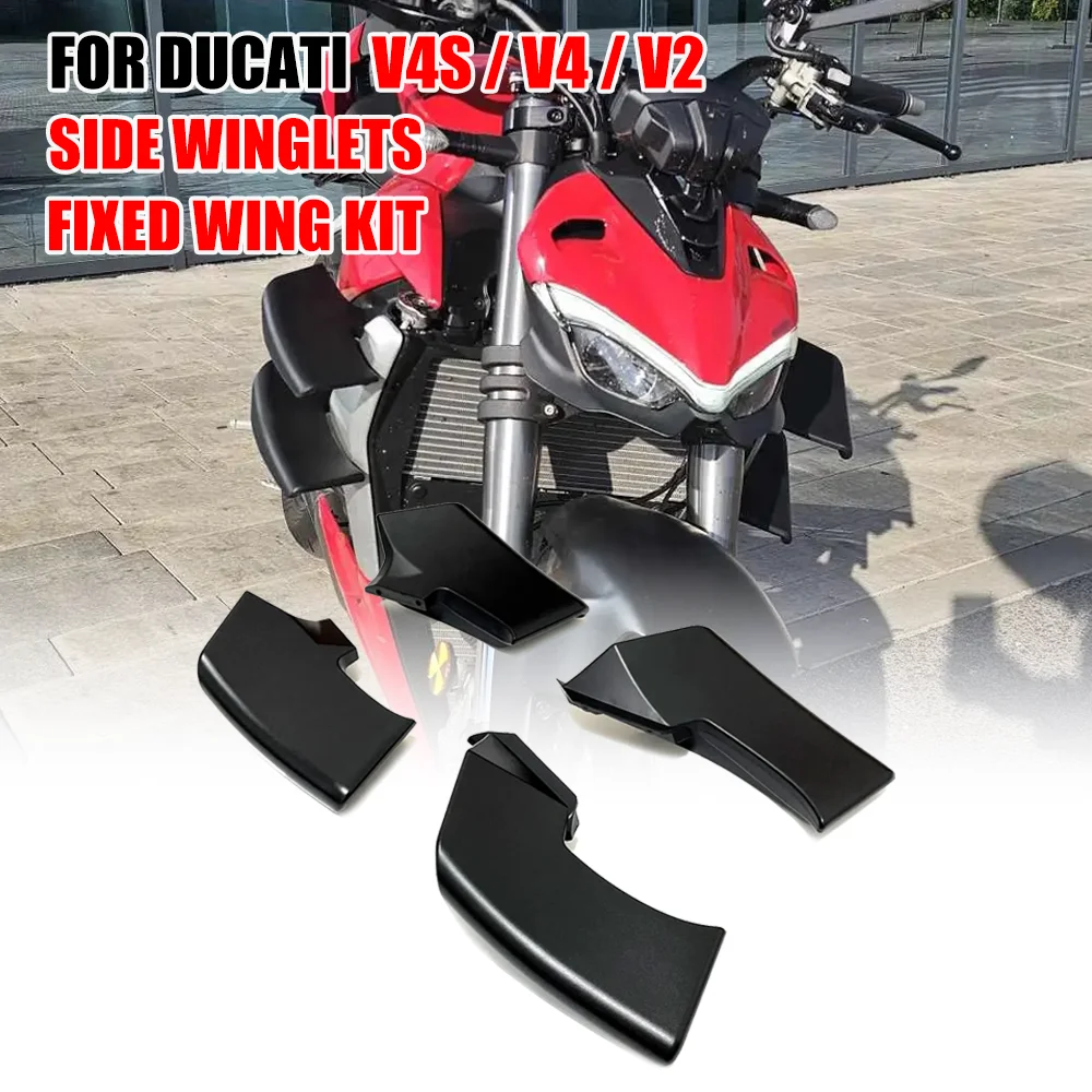 STREETFIGHTER V2-Motorcycle Winglet Wing Kit Winglets Wings Spoiler Fxed For DUCATI Streetfighter V4 V4S v2 -
