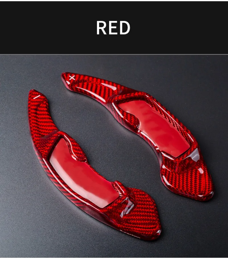 T-carbon Carbon Fiber Steering Wheel Extension Paddle Shift For Subaru Forester SJ BRZ XV Outback Legacy For Toyota GT86 FR-S