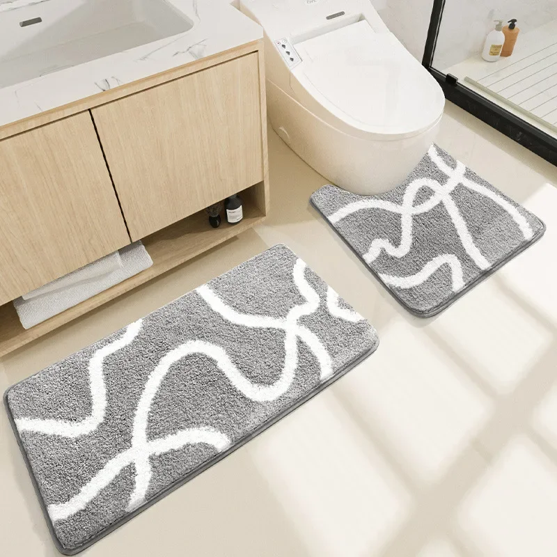 4PC/Set Non Slip Bathtub Mat Bathroom Mat Rug Plastic Bath Shower Floor  Carpet