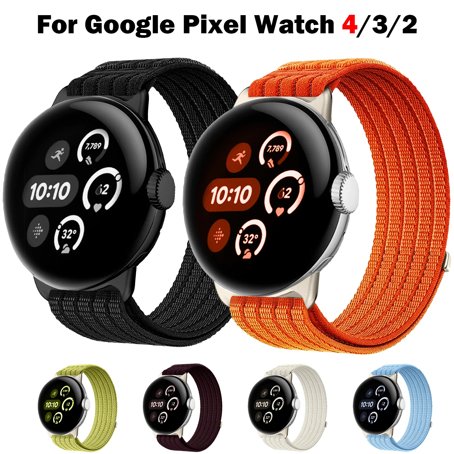 Nylon Sport Breathable Wristband for Pixel Watch - 45mm/41mm