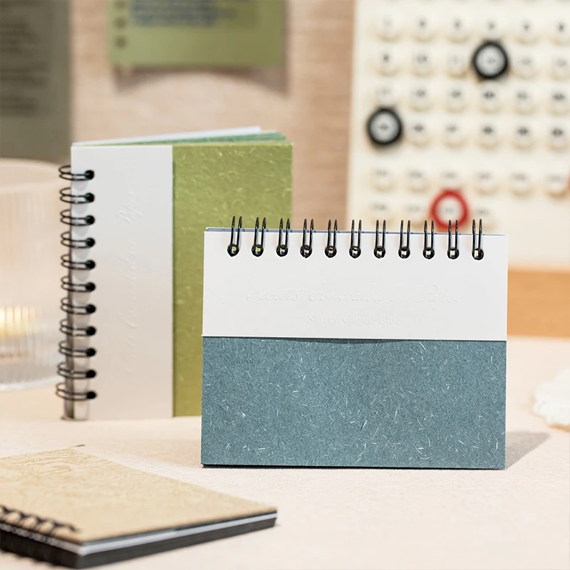 Textured Spiral Notebook - Portable Journaling and Scrapbooking Diary, 30 Sheets