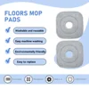 8Pcs Mop Cloth for Mop Squeeze Mop Automatic Separation Rotating Cleaning Floors Mop Pads Cloth 4