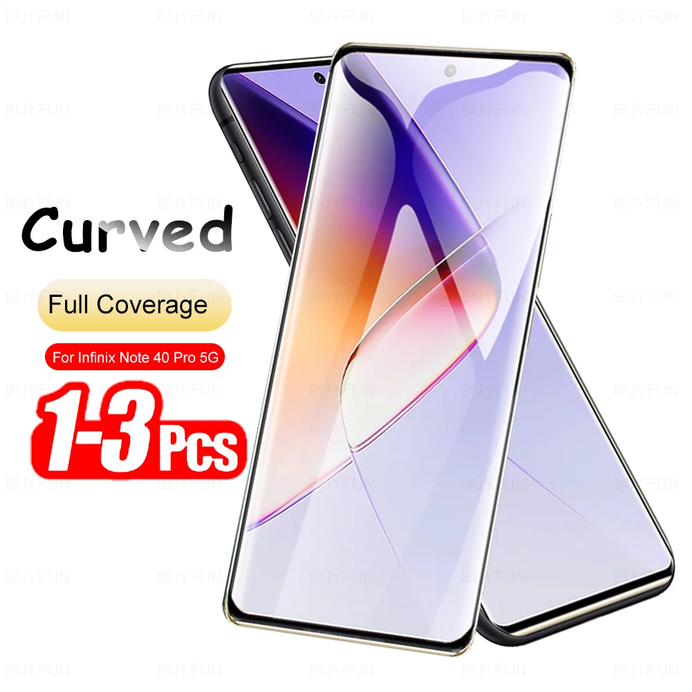 1-3bh pelindung layar kaca temper lengkung, film pelindung layar