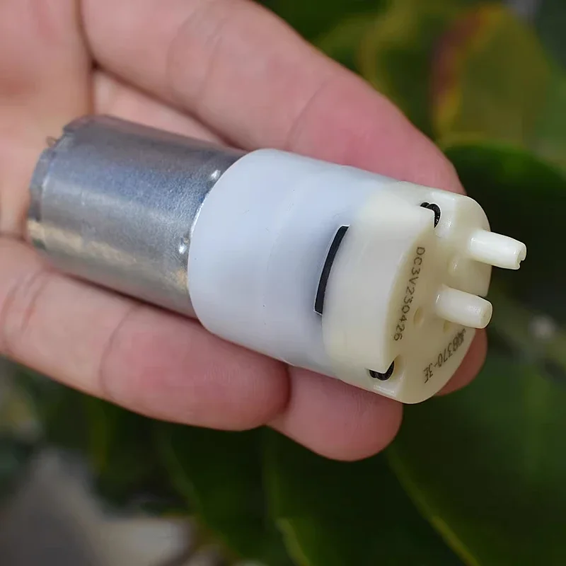 JQB370-3E DC 3V 3.7V 소형 미니 370 모터 다이어프램 공기 펌프 진공 펌프 음압 자체 프라이밍 흡입 펌프 모니터