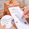 256Sheets Cartoon Capybara Posits Sticky Paper Pads Stationery Stickers Posted It Memo Notepad Notebook Message Notes Sticker 3
