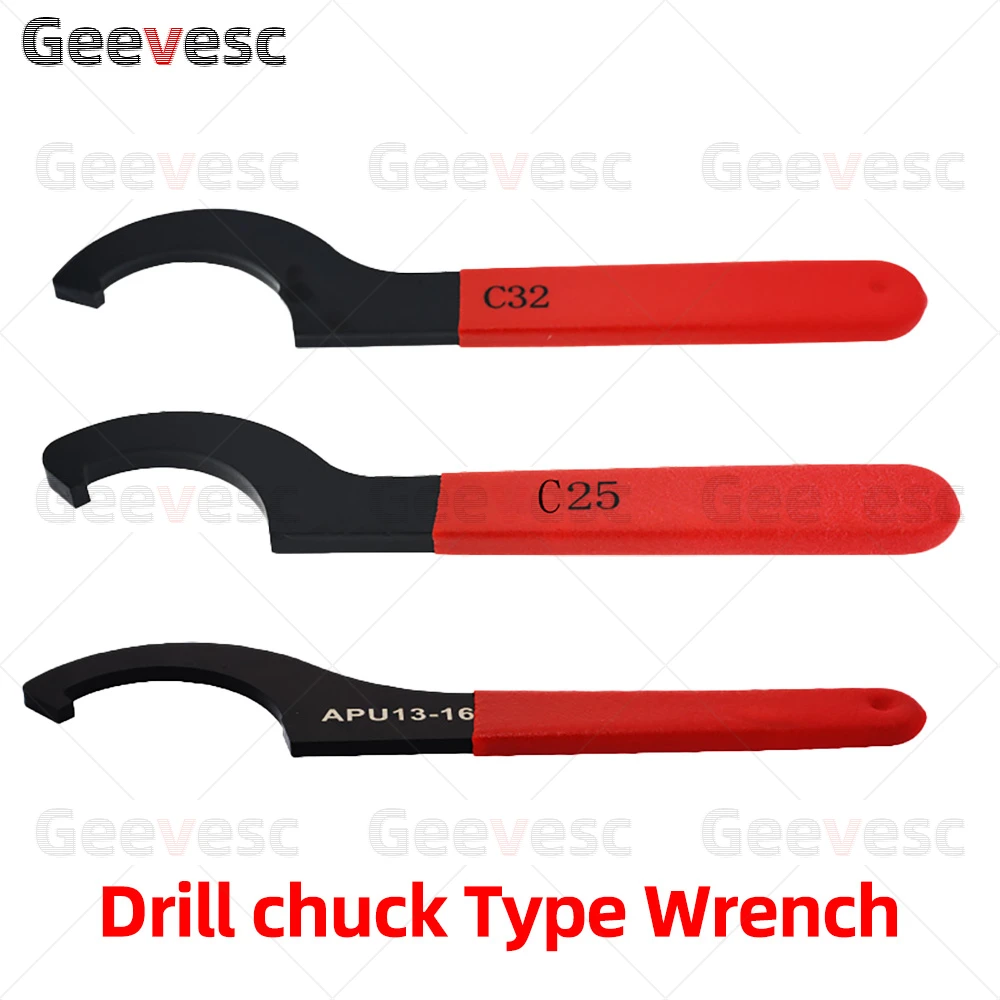 Wrench Nut Collet ER8 ER11 ER16 ER20 ER25 ER32 ER40 CNC Nuts ISO APU Drill Wrench