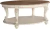 Realyn Casual Cottage Coffee Table, Antique White & Brown 1