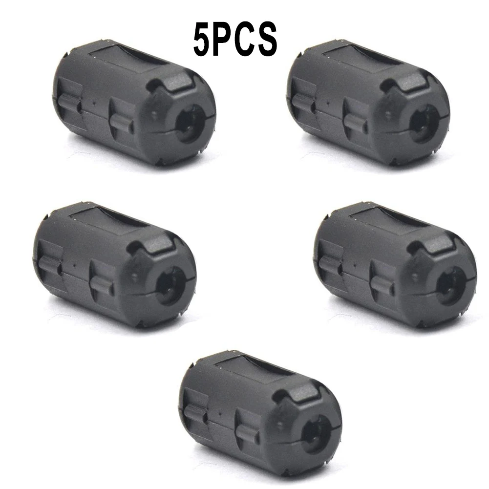 EMI Noise Filter Ferrite Core 12 X 25 Mm 2.5-5mm 2/5Pcs Anti-jamming TDK 5mm Ferrite Core Noise Suppressor cable filter cable noise suppressor