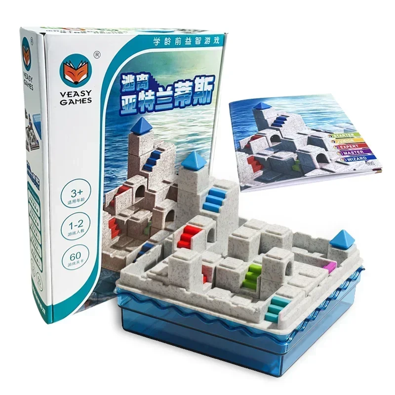 Board Game Puzzle Children Educational Toy Challenges Logic Thinking Game IQ Puzzle Spatial Imagination Kids Gift Clearance Toys 2