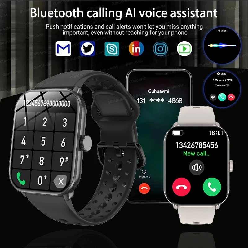 New For Xiaomi Series Watch5 Men Smart Watch Blood Pressure