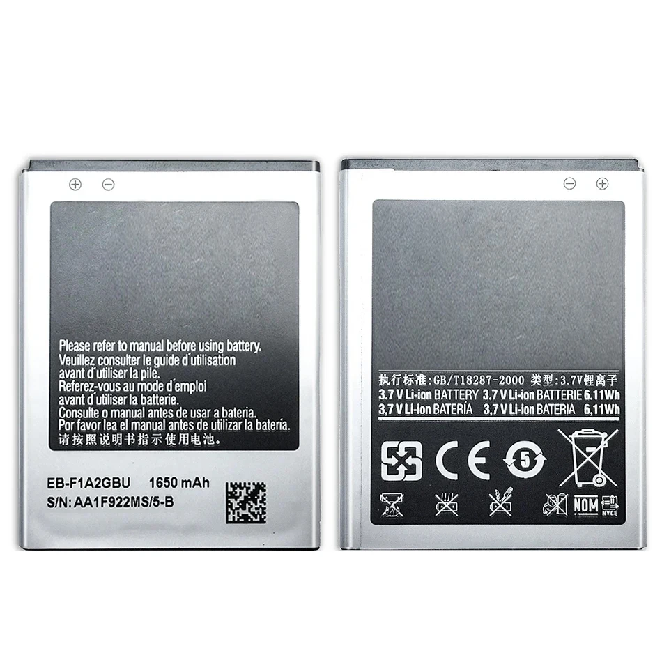 Eb-F1A2Gbu Batteria Per Samsung Galaxy S Ii S2 I9100 I9108 I9103 I777 I9105 I9100G I9188 I9050 B9062