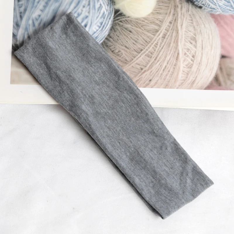 Elastic Hair Fashion Sports Headbands for Women Solid Bands Running Fitness Yoga Hair Bands Stretch Makeup Hair Accessories