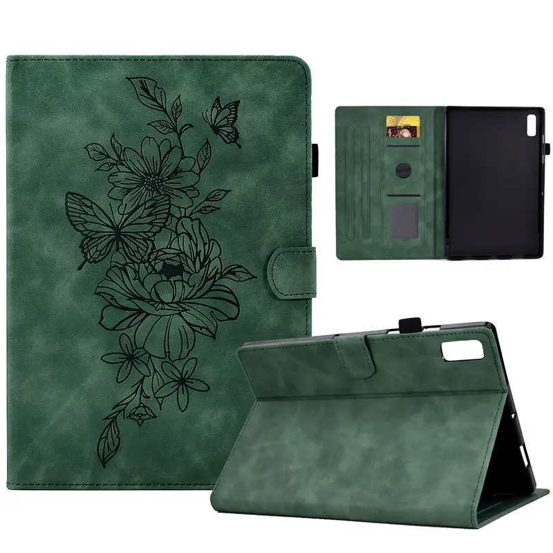 iMoshion Coque tablette Design Trifold pour Lenovo Tab P11 (2nd gen) -  Green Plant