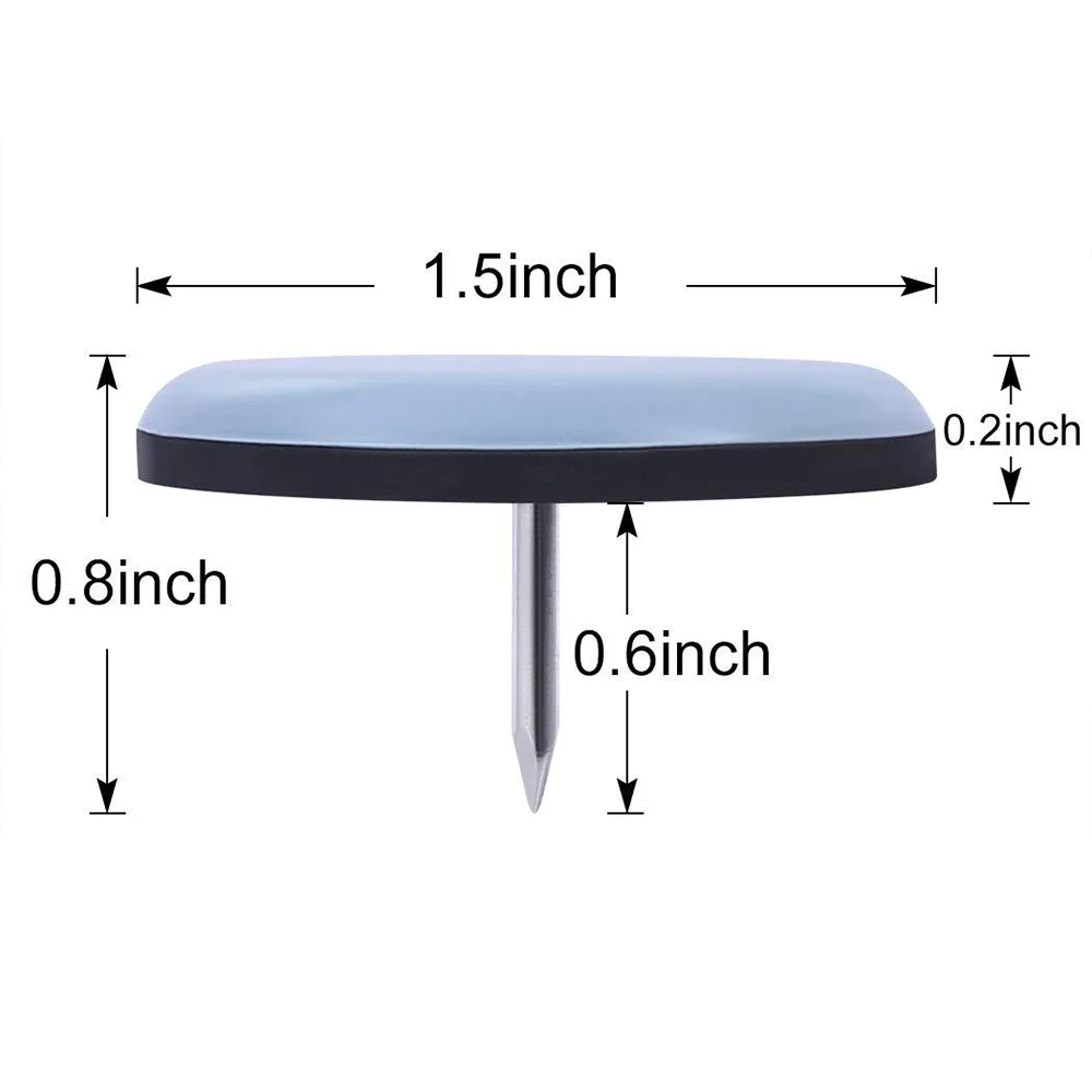 Furniture Gliders 20Pcs Leg Sliders Pads Nail Feet Moving Floor Protector for Tables Sofas Recliners