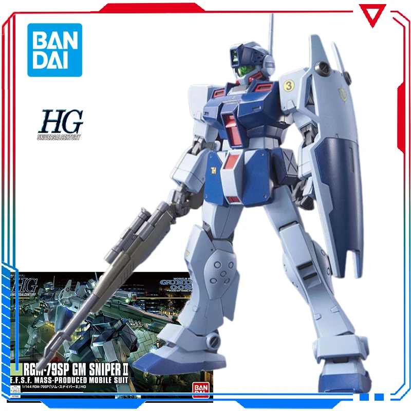 

Bandai HGUC 1/144 RGM-79SP GM SNIPER2 экшн-фигурка Gundam GM Gundam массовый выпущенный мобильный костюм набор игрушек для мальчиков