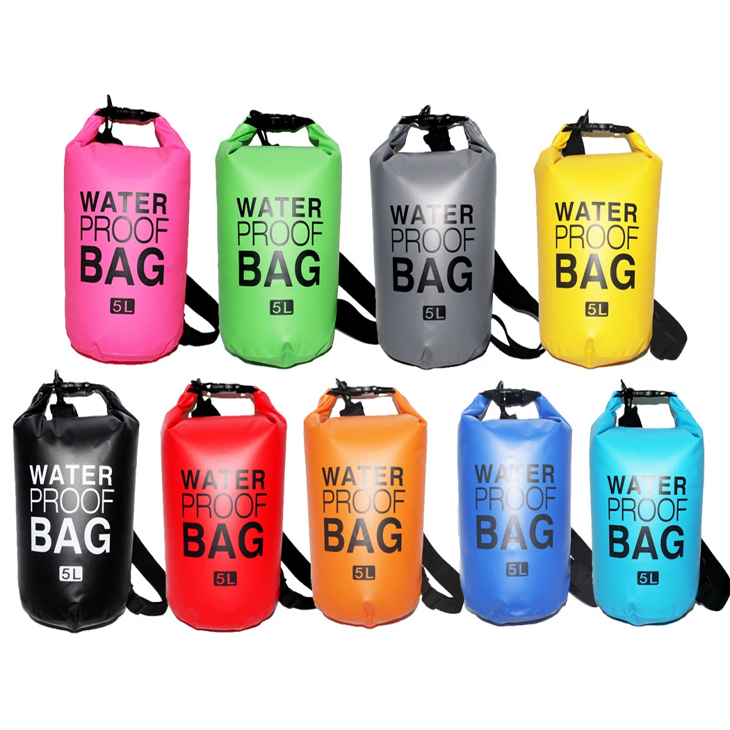 Waterproof Dry Bag 2/3/5/10/15/20/30L Outdoor Waterproof Dry Bag Portable Rafting Diving Dry Bag Sack PVC Swimming for River Trekking Floating