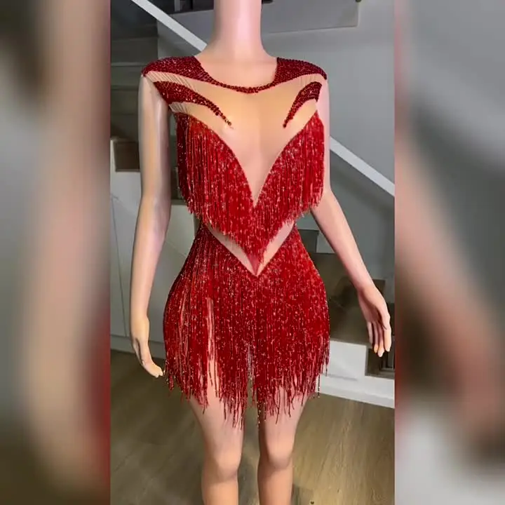 Танцевальный костюм LOBUDEK красный